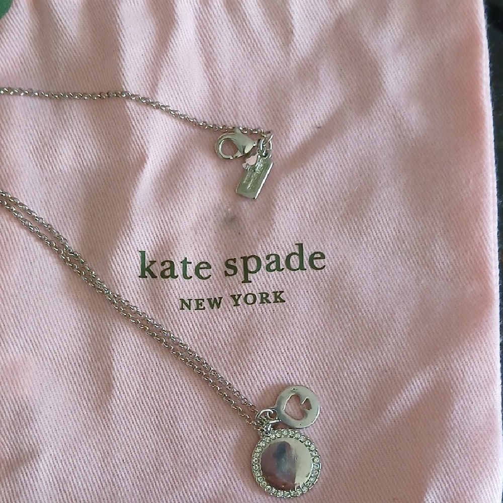 Kate Spade Silver Charm Necklace